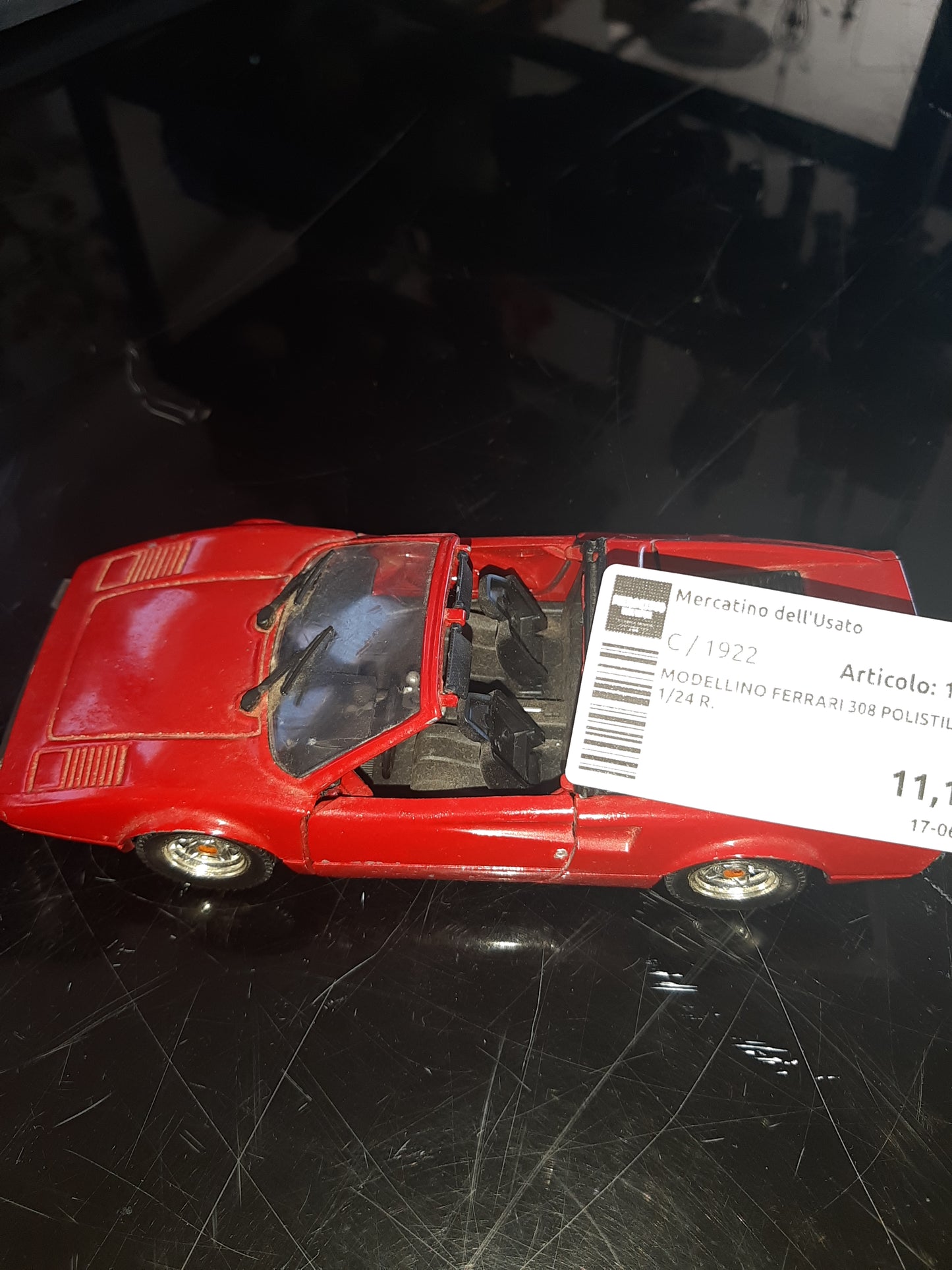 Modellino Ferrari 308 Polistil Scala 1/24 R.