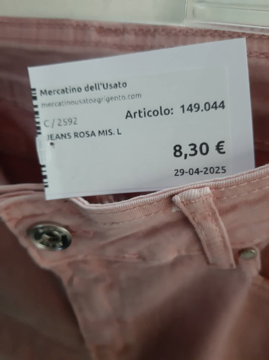 Jeans Rosa Mis. L