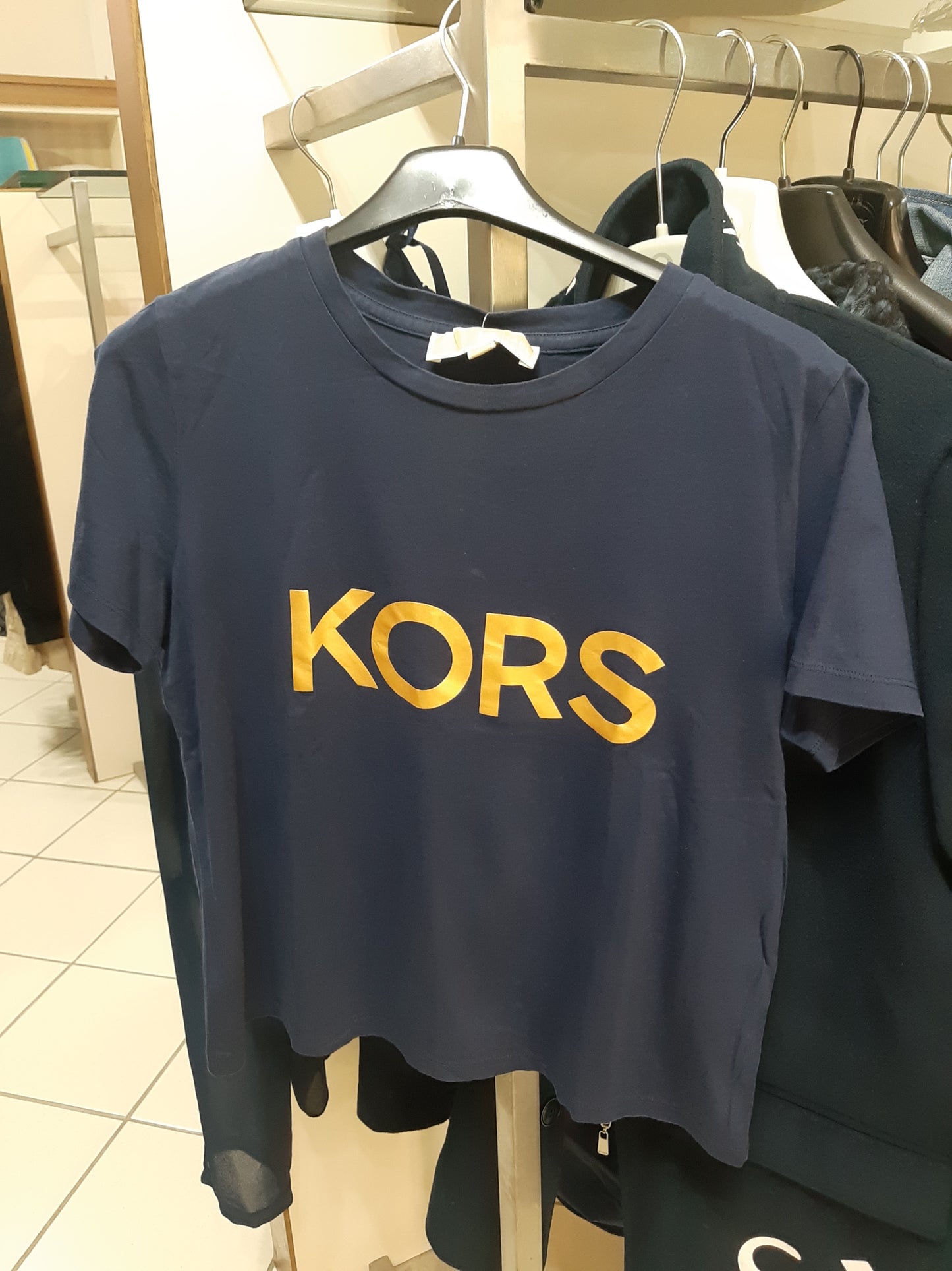 Maglietta Blu Manica Corta Michael Kors Mis