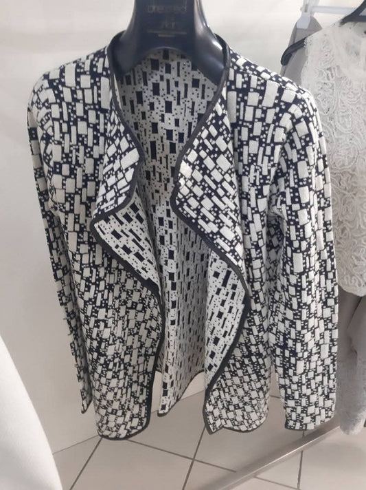 Giacca Bianca E Nera Even Mis L/xl