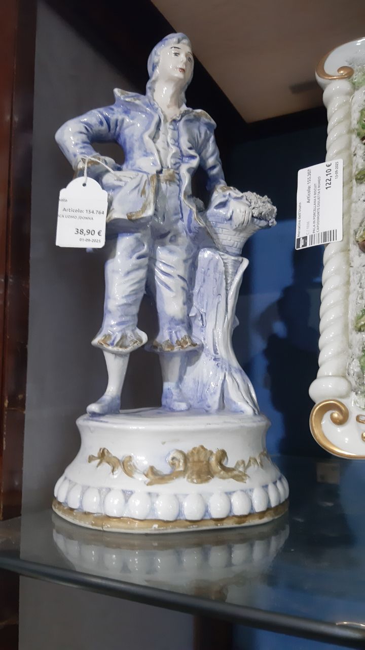 Statua In Ceramica Uomo /donna