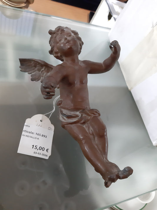 Vecchio Angelo In Metallo R.