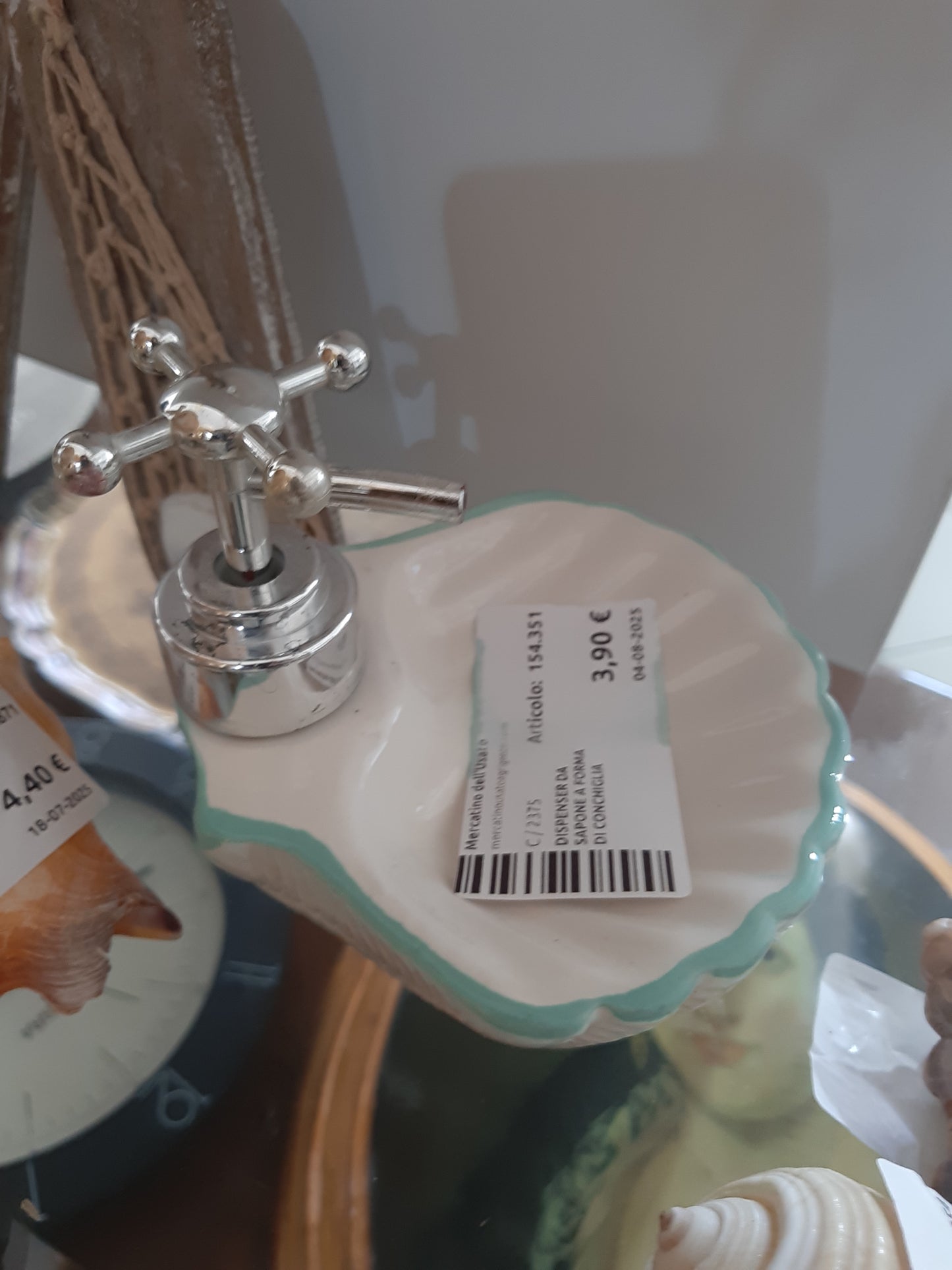 Dispenser Da Sapone A Forma Di Conchiglia