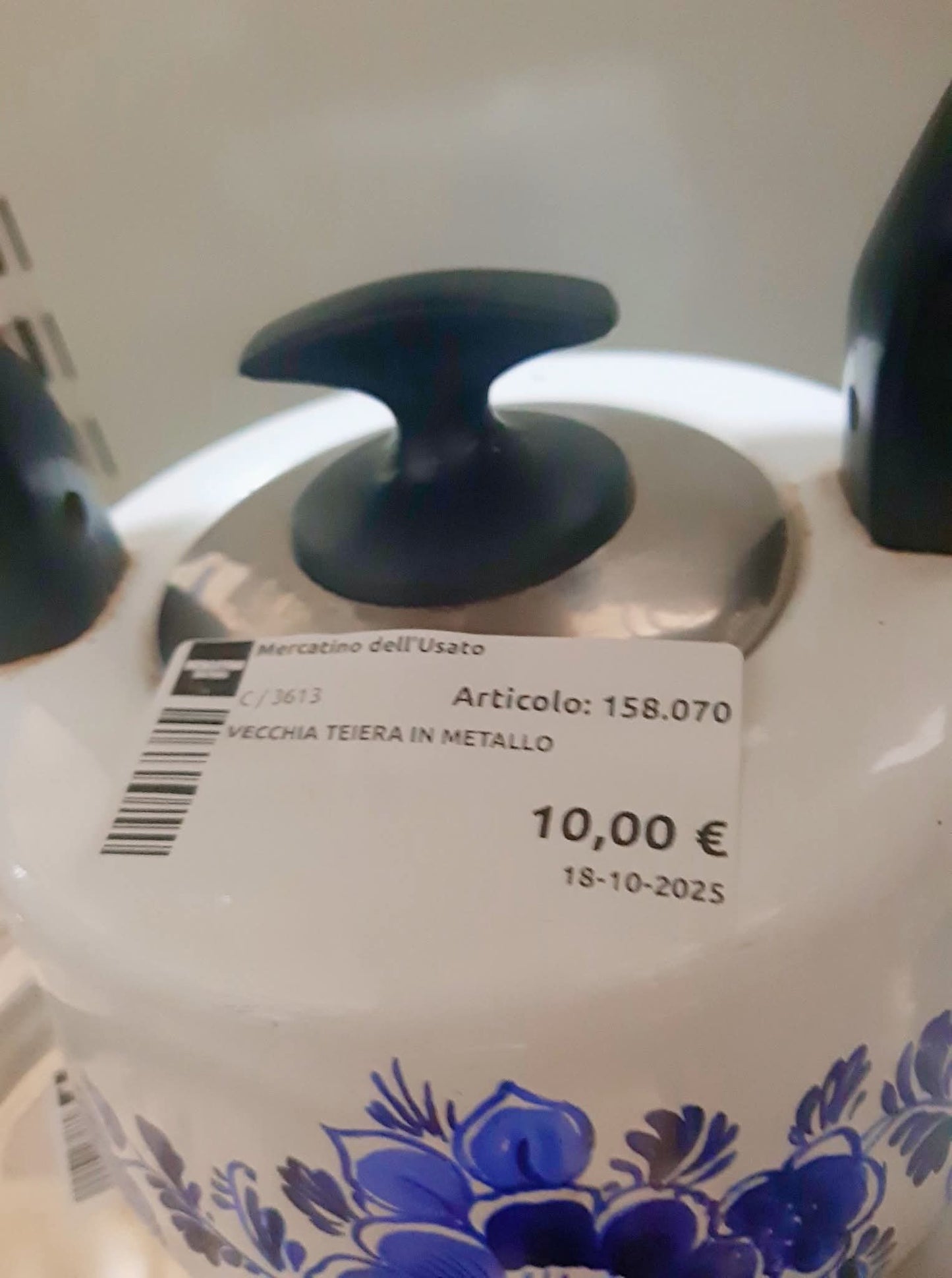 Vecchia Teiera In Metallo