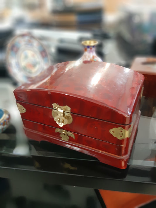 Cofanetto Cinese Laccato R. No Chiusura
