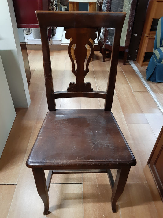 Sedia Singola In Legno