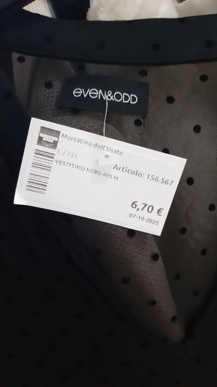 Vestitino Nero Mis M