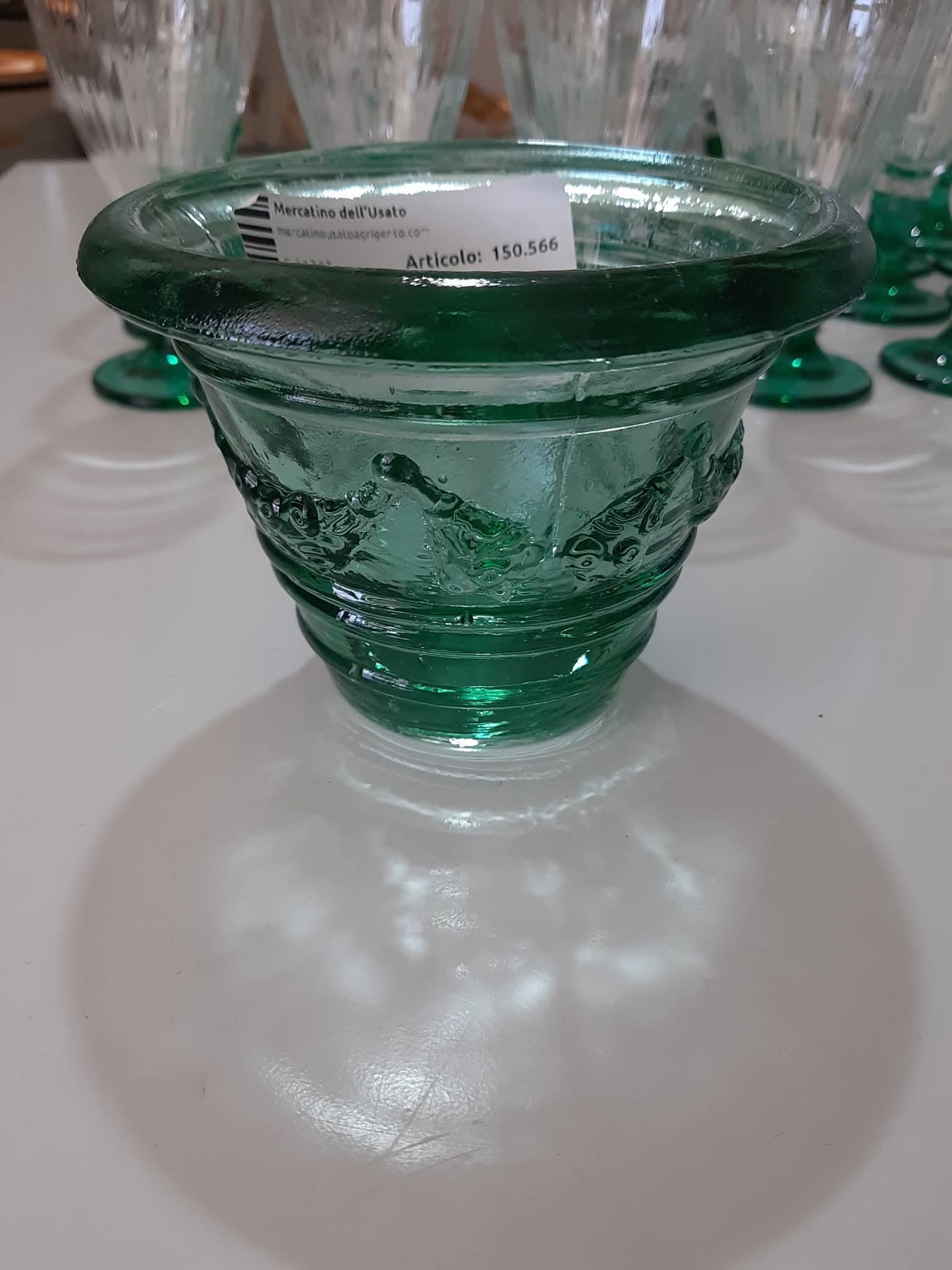 Cachepot In Vetro Verde