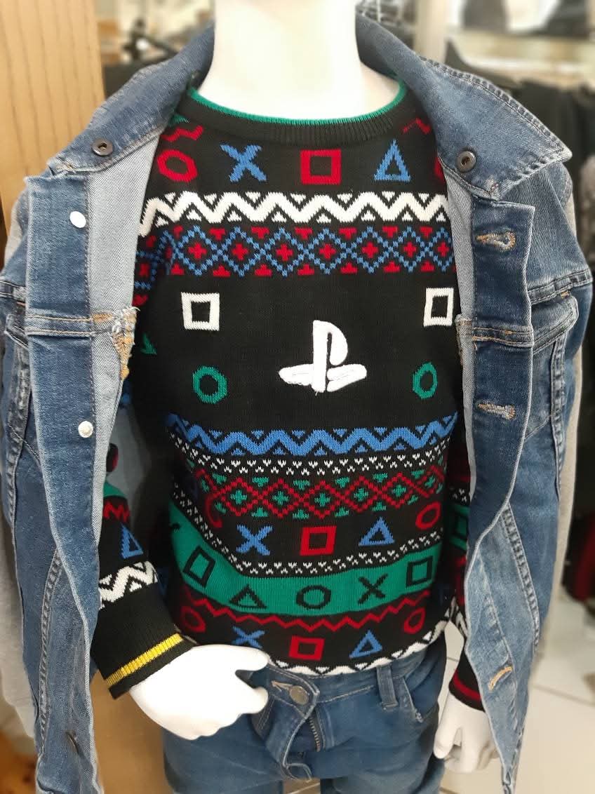 Maglietta Play Station Mis 7/8 Anni