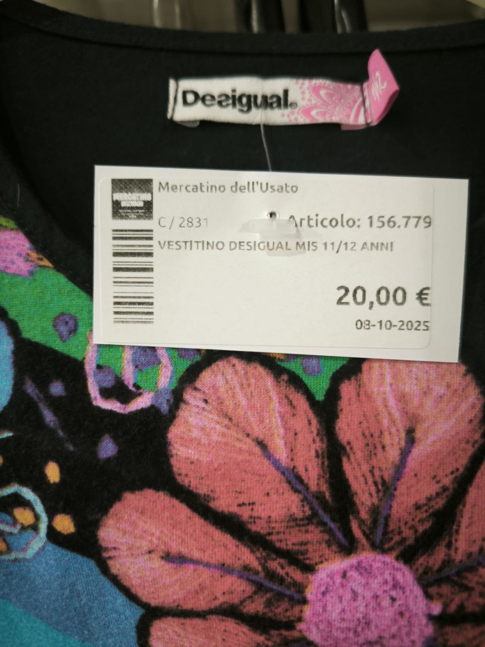 Vestitino Desigual Mis 11/12 Anni