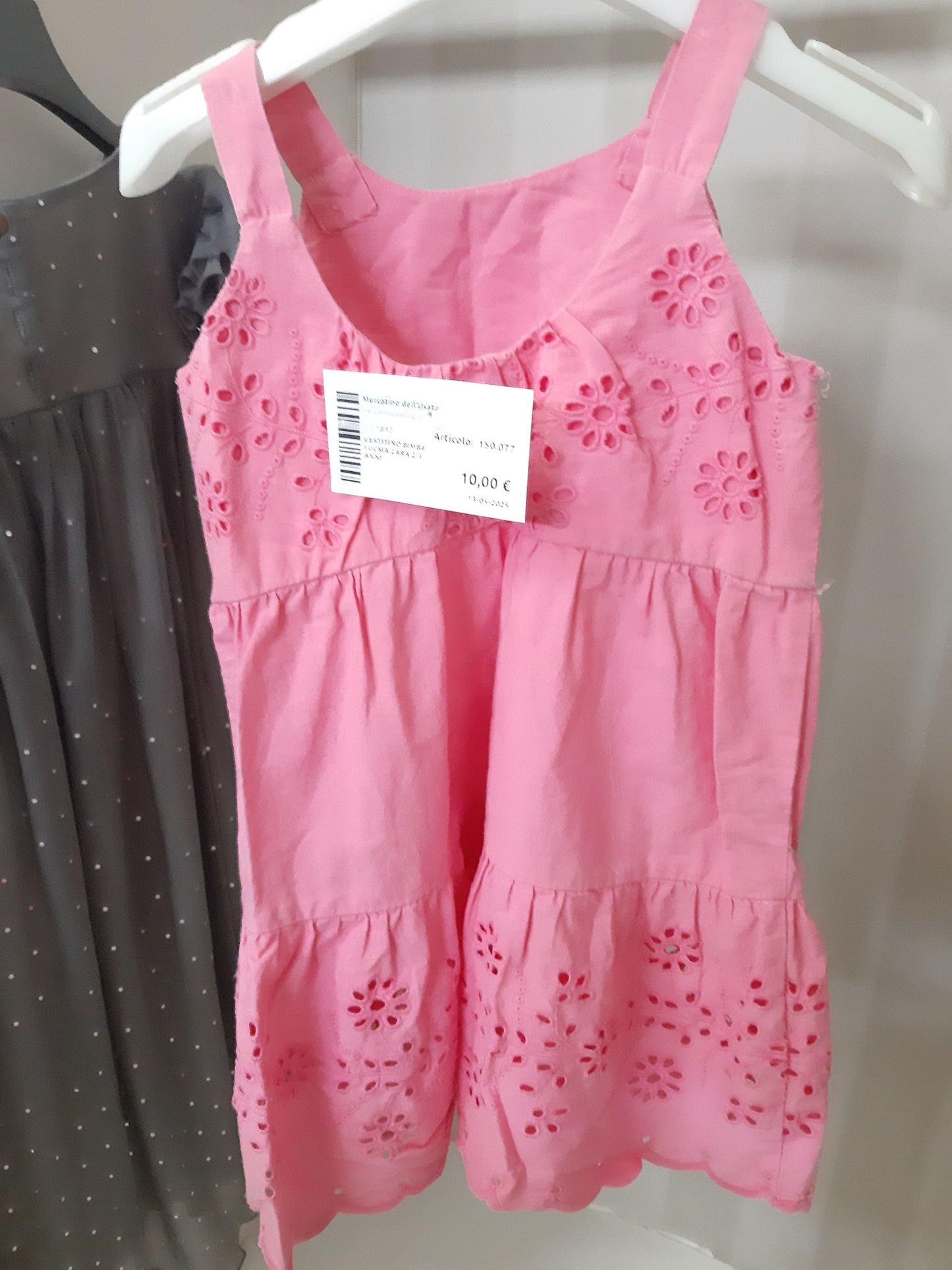 Vestitino Bimba Fucsia Zara 2/3 Anni