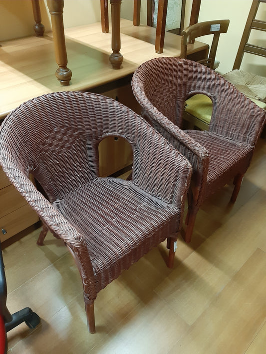Poltrona Rattan Arancio