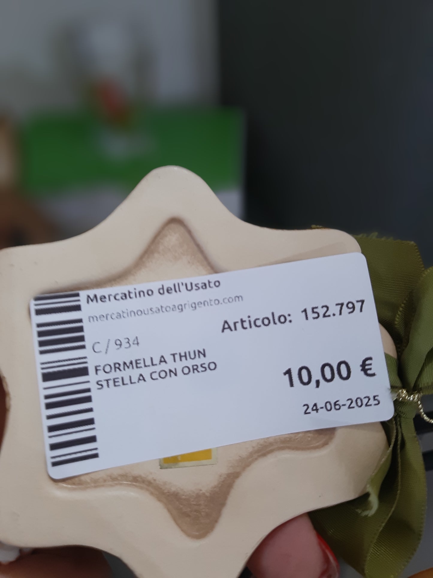 Formella Thun Stella Con Orso