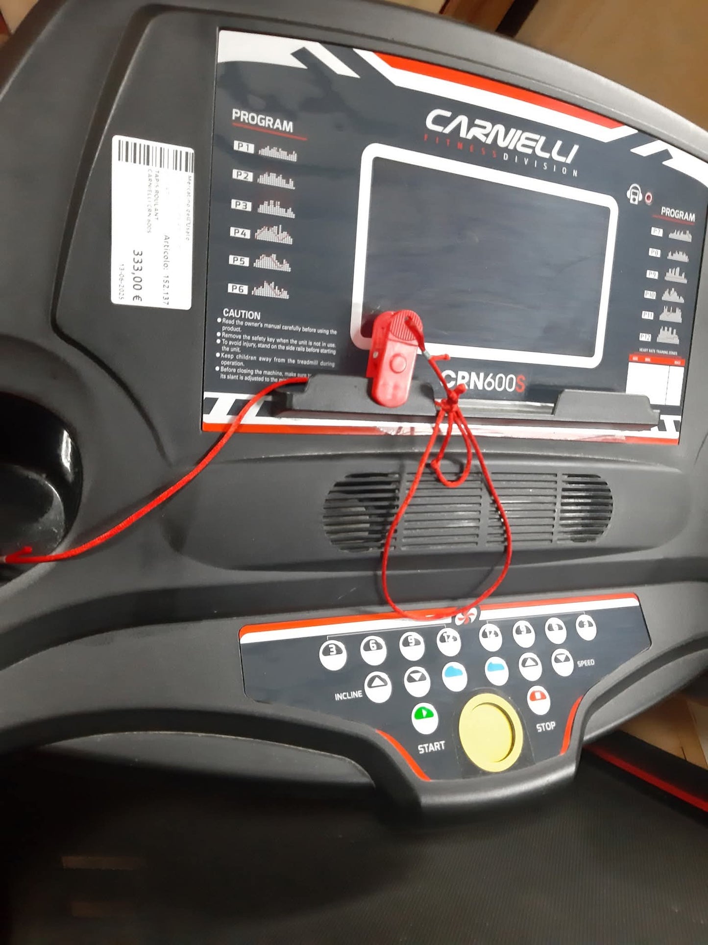 Tapis Roulant Carnielli Crn 600s