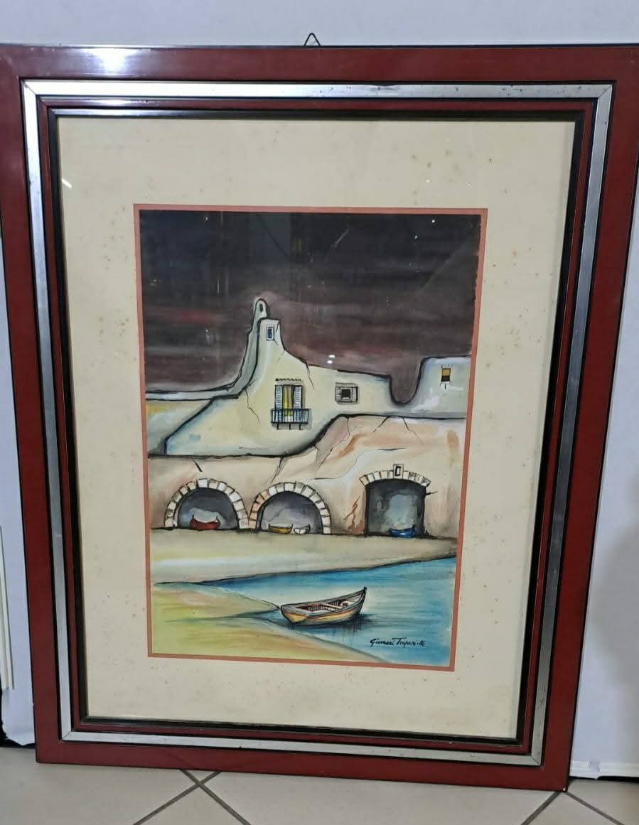 Acquarello Borgo Giovanni Trapani