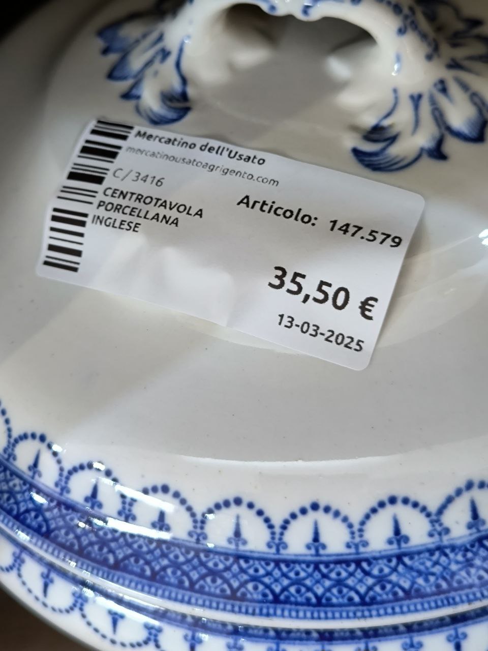 Centrotavola Porcellana Inglese
