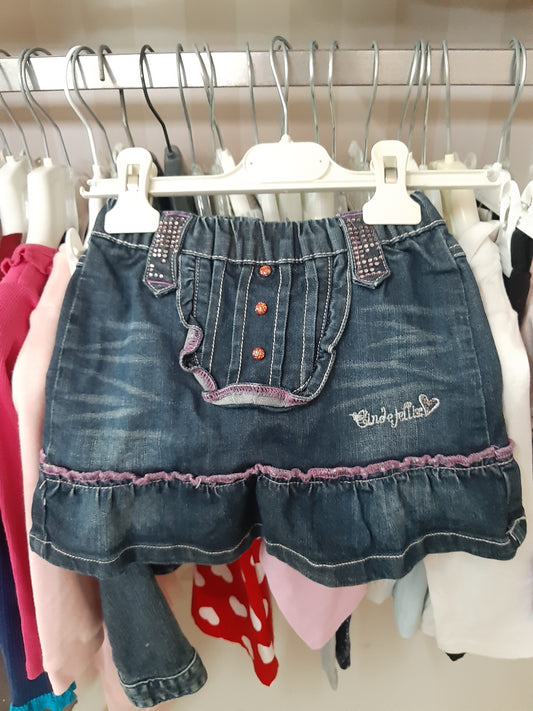 Gonna Jeans Bimba 2 Anni