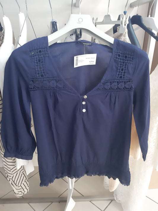 Maglietta Marrone E Blu Tally Weill