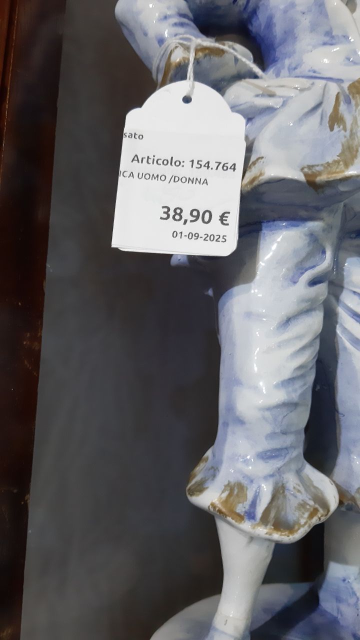 Statua In Ceramica Uomo /donna