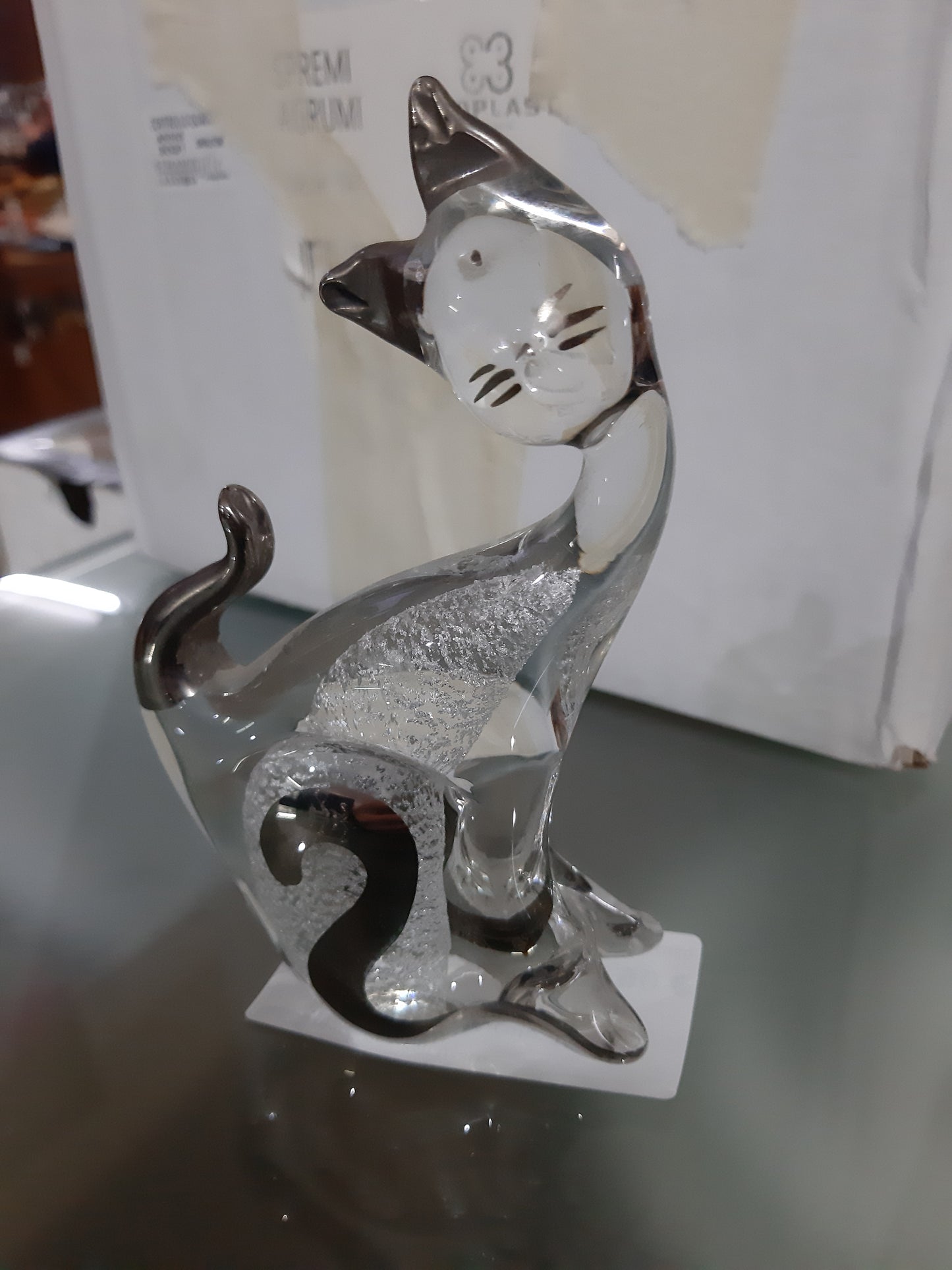 Gatto In Vetro Murano