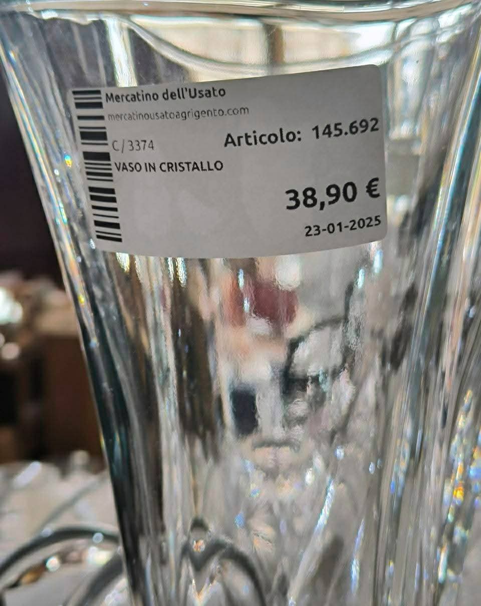 Vaso In Cristallo