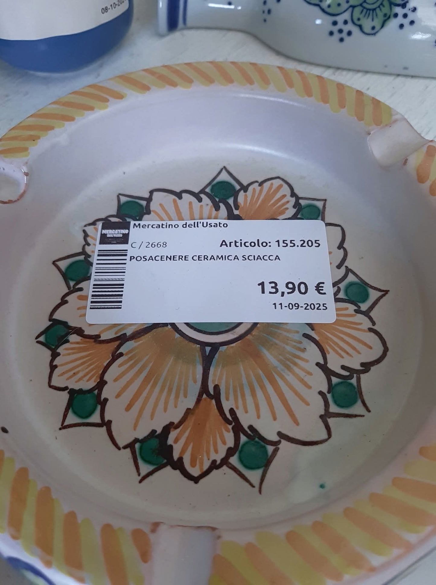 Posacenere Ceramica Sciacca