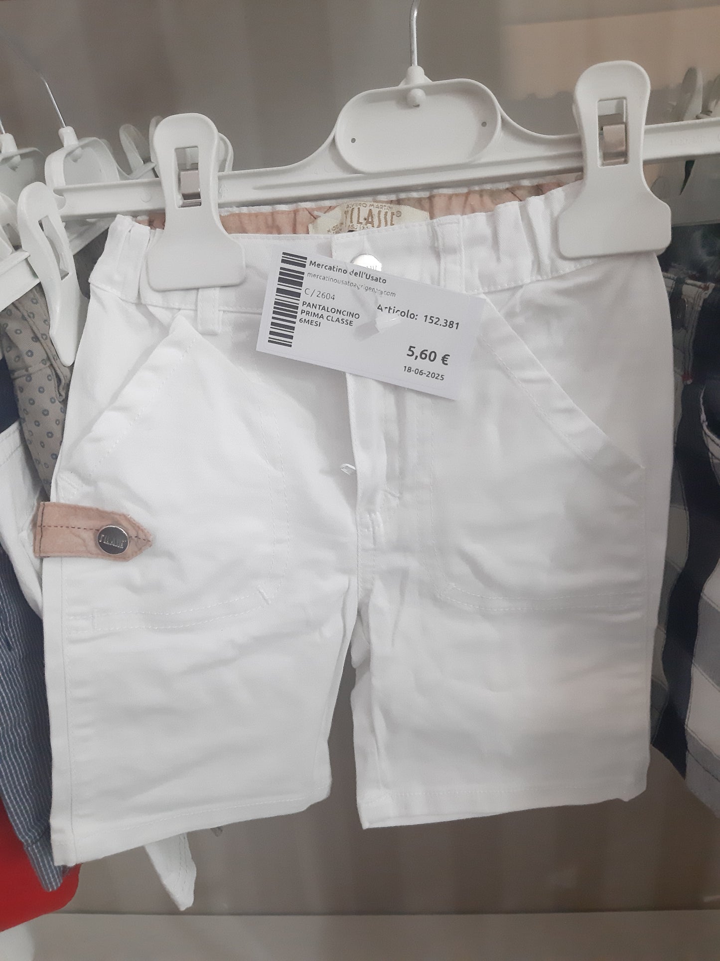 Pantaloncino Prima Classe 6mesi