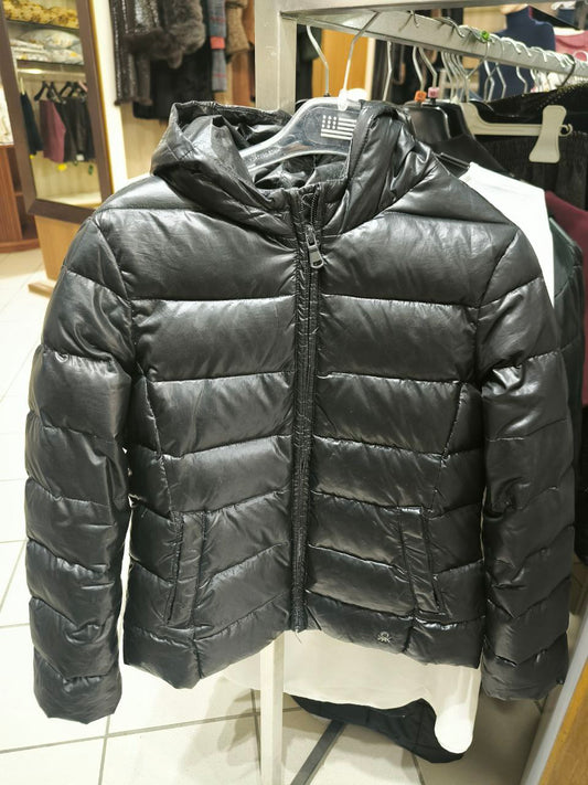 Giubotto Fucsia/nero Benetton 6 Anni