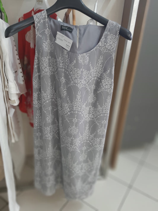 Vestitino Grigio Tipo Ricamo S/m