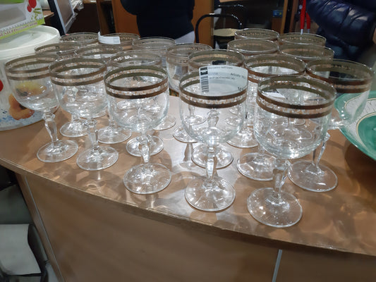 10+9 Calici Bordo Oro