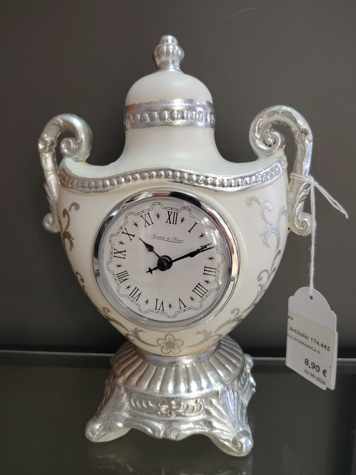 Orologio Da Mobile In Ceramica R.