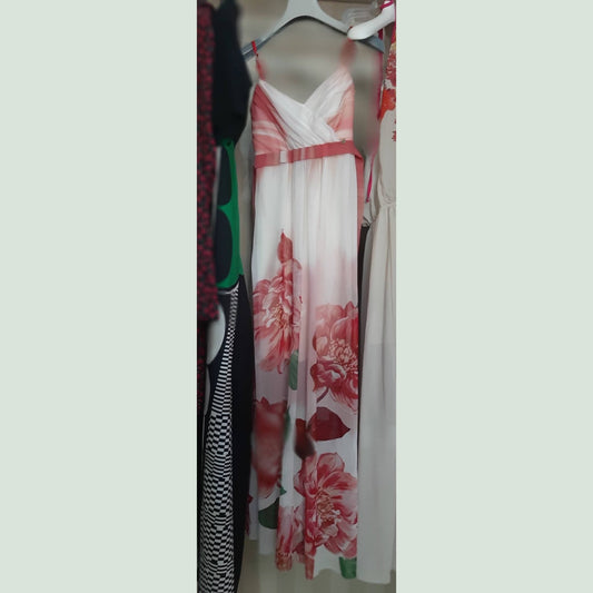 Vestito Bianco E Rosa Rinascimento  Mis S