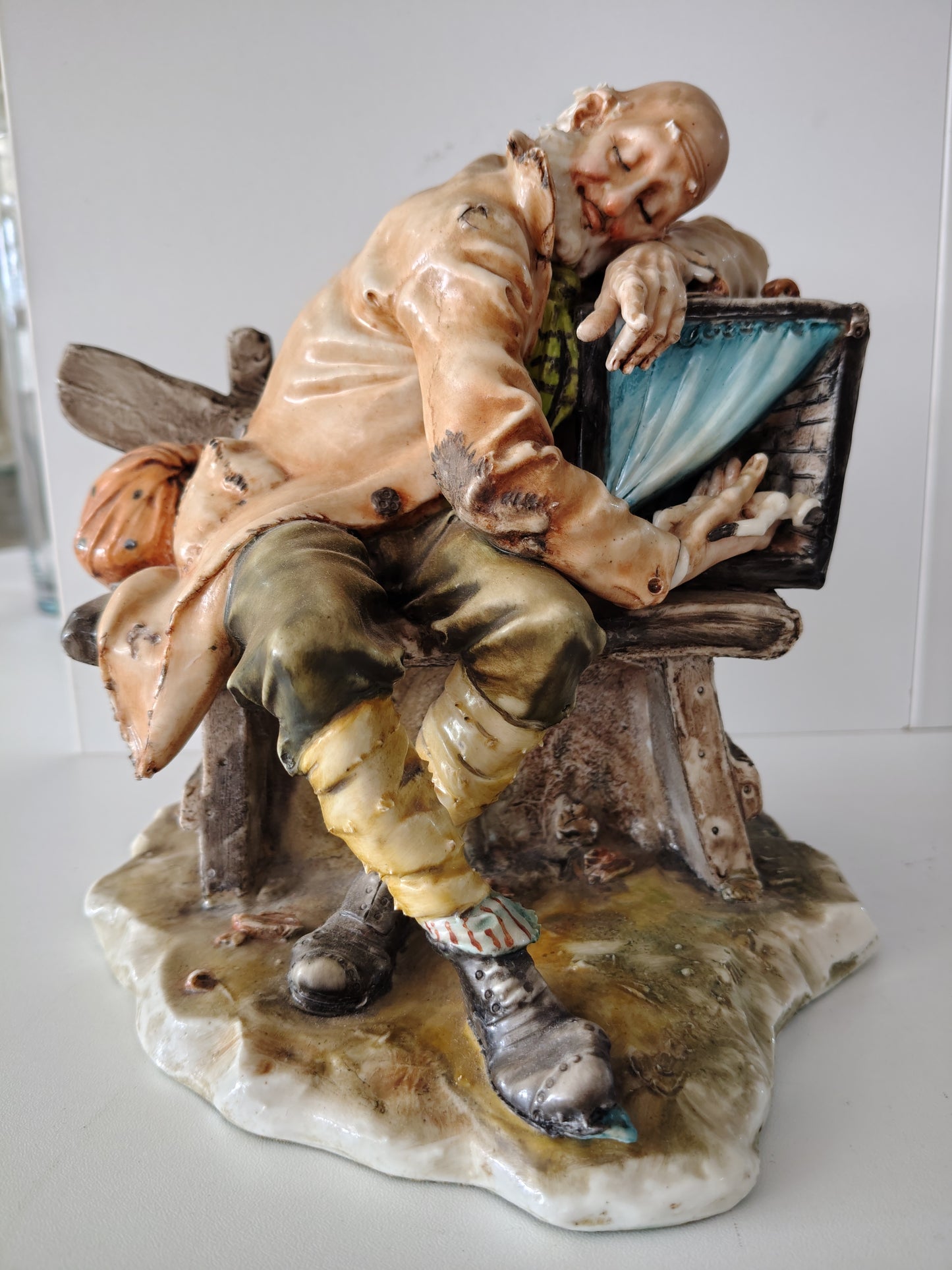 Statuetta Burattinaio In Capodimonte R. Con Firma