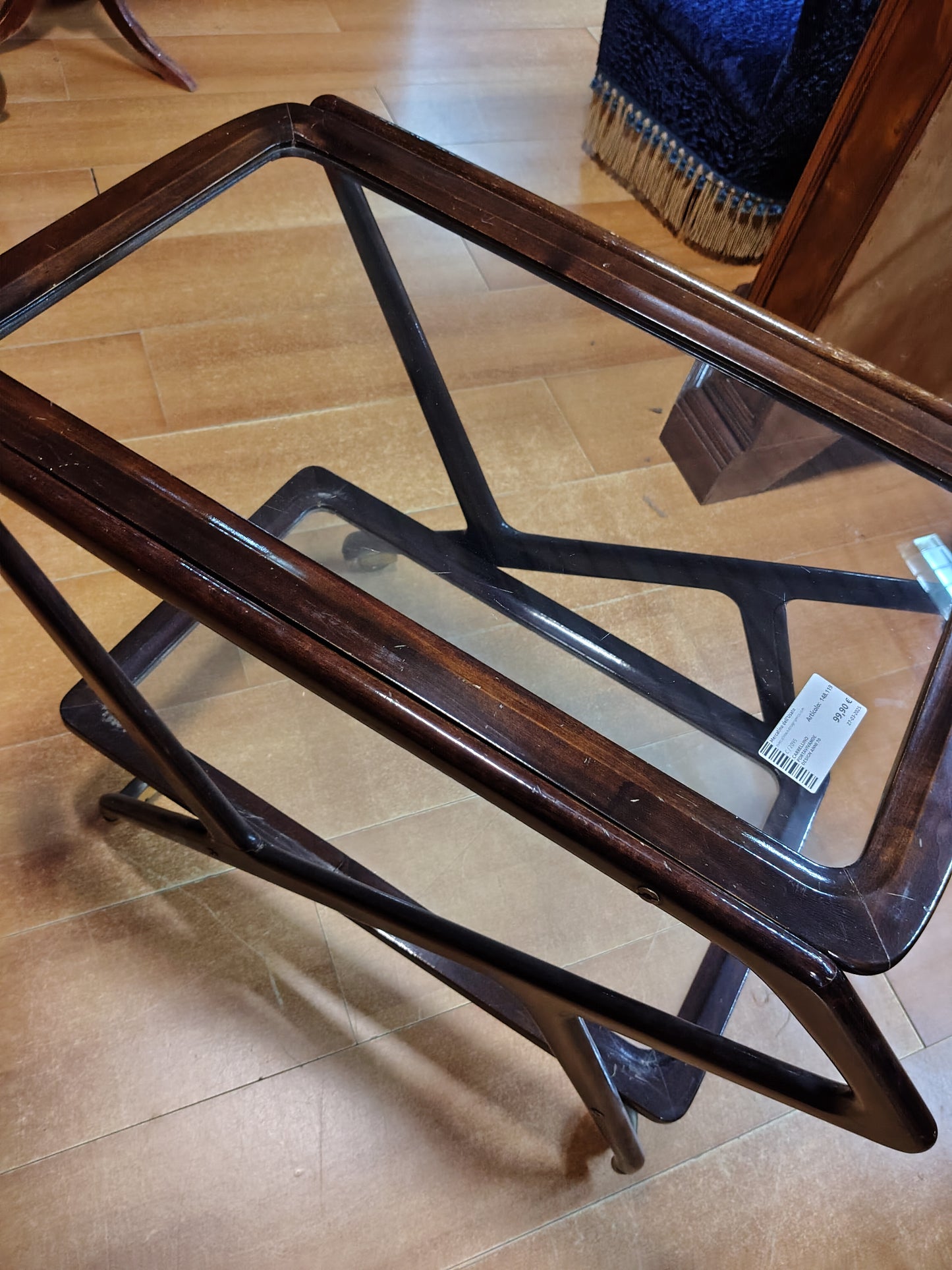 Carrellino Portavivande Design Anni 70