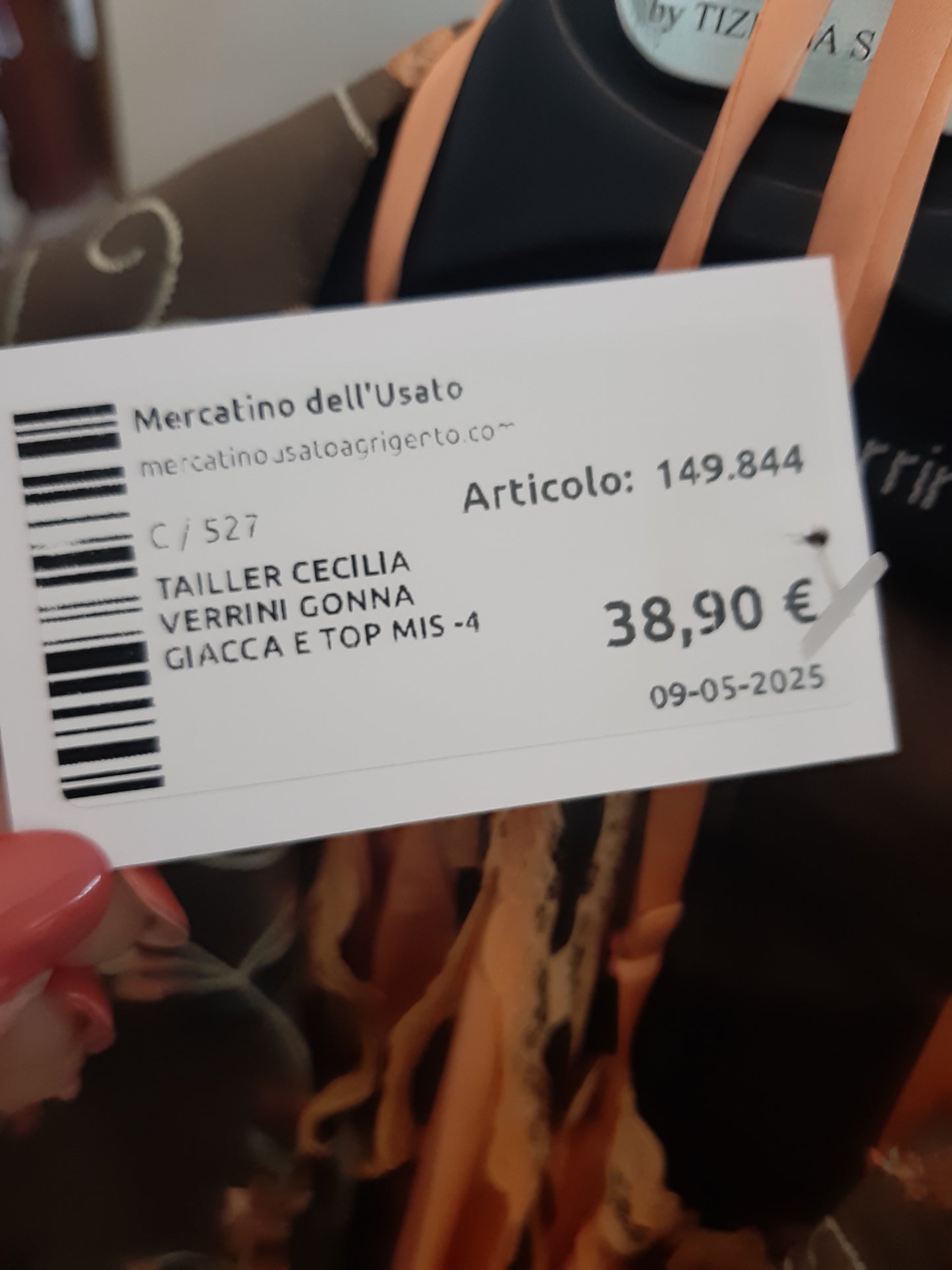Tailler Cecilia Verrini Gonna Giacca E Top Mis -48