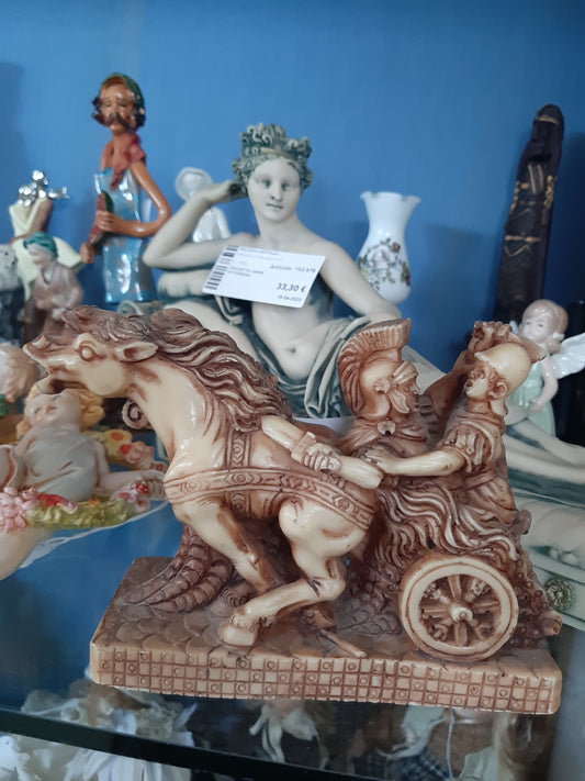 Statuetta Biga Romana