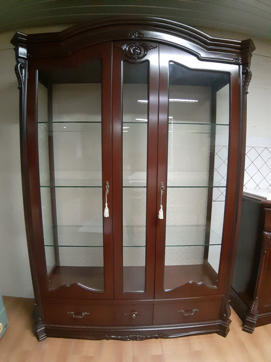 Camera Da Pranzo Completa Con 6 Sedie Sparecchio Tavolo+specchio Tavolo E Vetrina