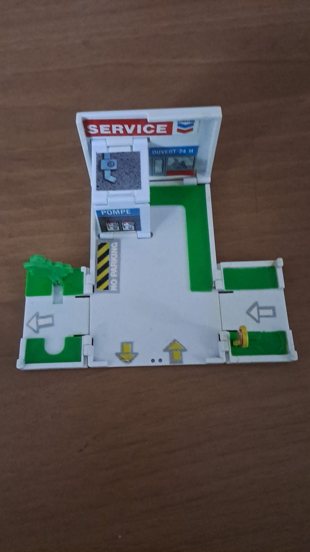 Playset Micro Machines Chevron National Travel Card Da Collezione