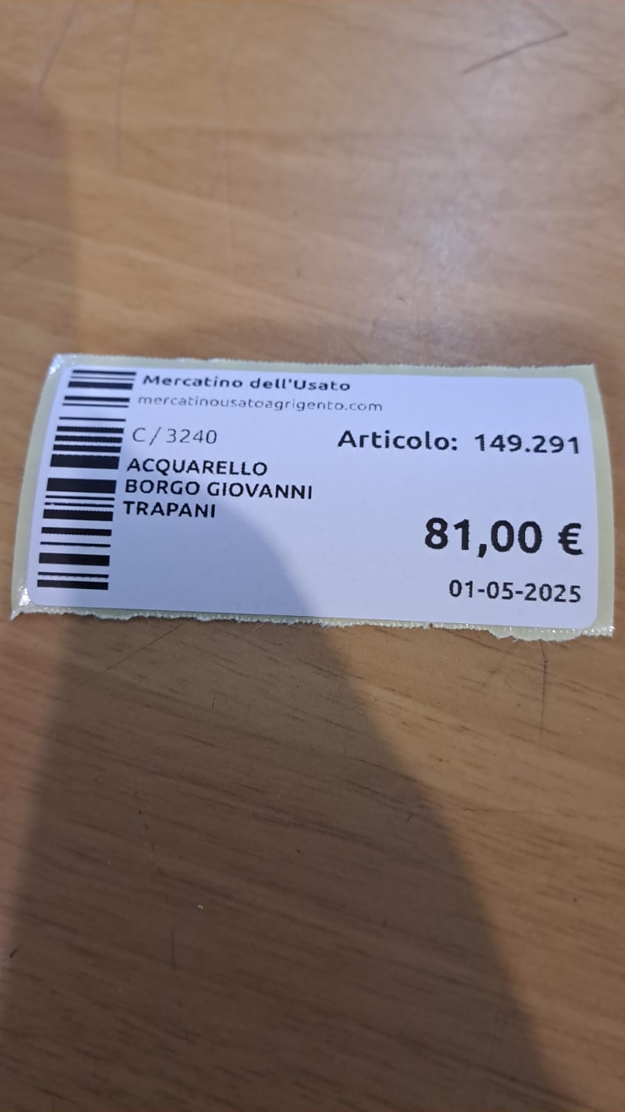 Acquarello Borgo Giovanni Trapani