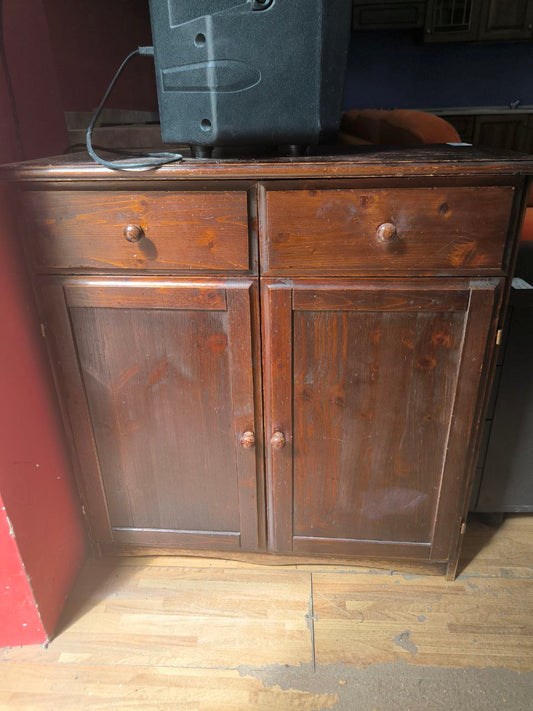 Mobiletto Legno 2 Sportelli 2 Cassetti R.