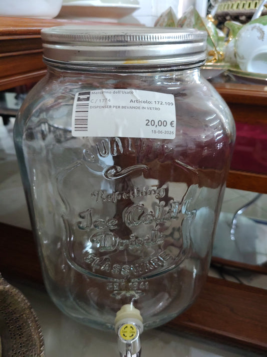 Dispenser Per Bevande In Vetro