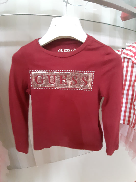 Magliettina Rossa Guess 3 Anni