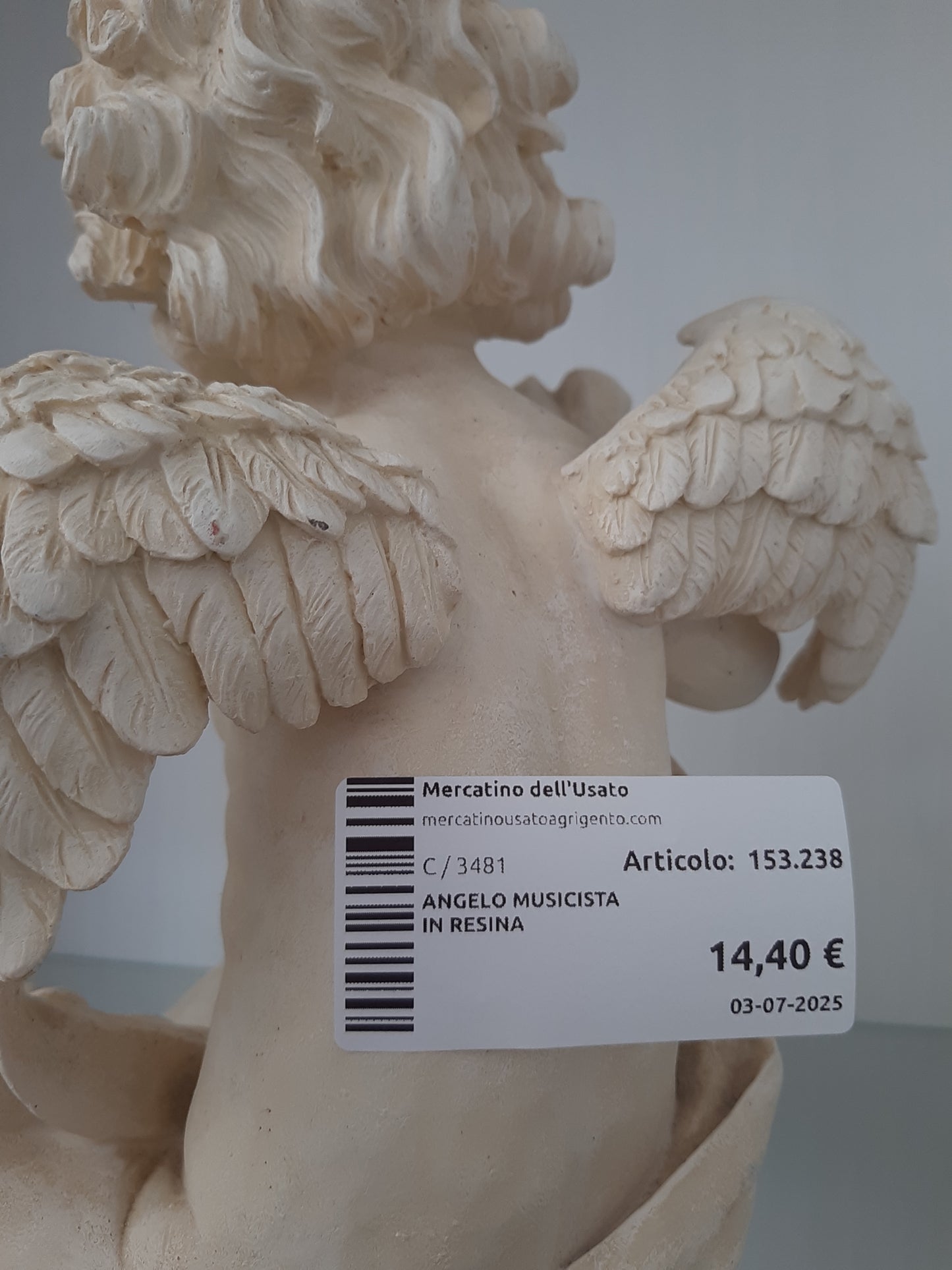 Angelo Musicista In Resina