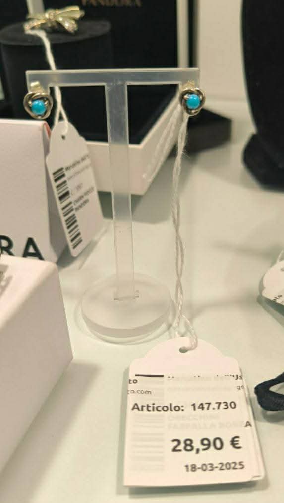 Orecchini Pandora Con Turchese