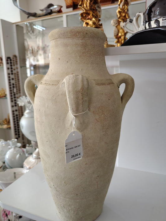 Vaso In Terracotta 4 Manici Con Ganci