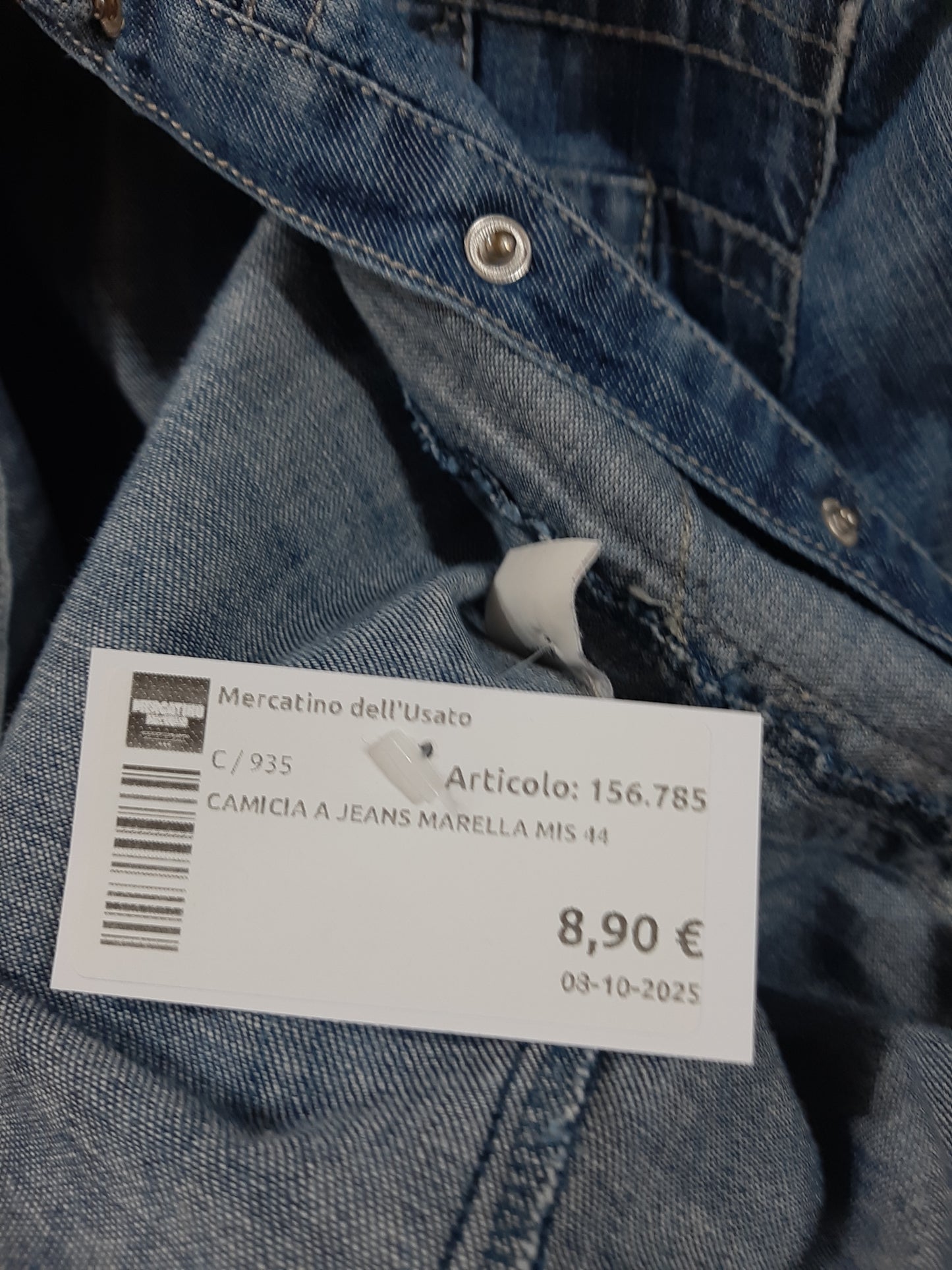 Camicia A Jeans Marella Mis 44