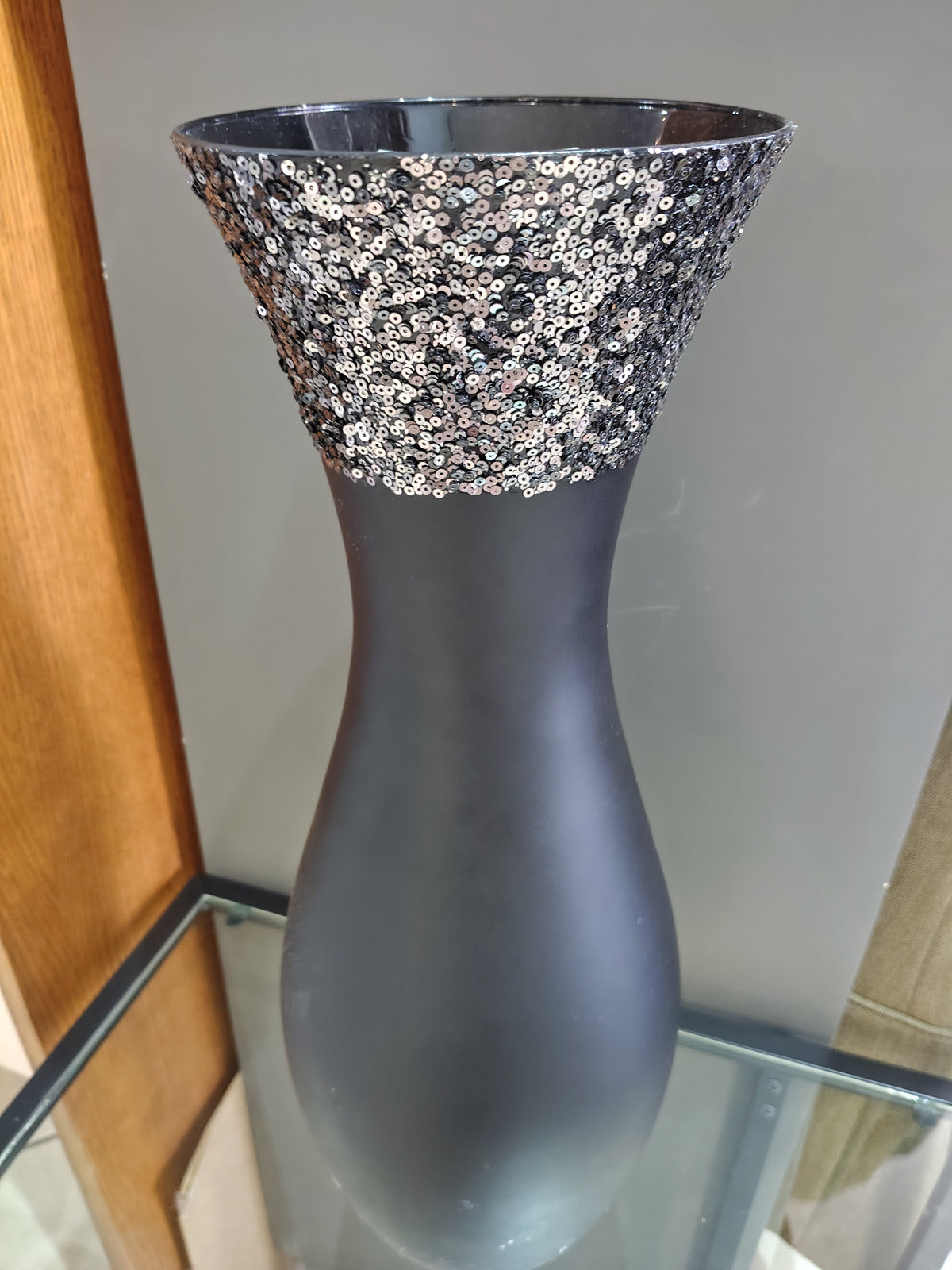 Vaso Nero Paillettes R.