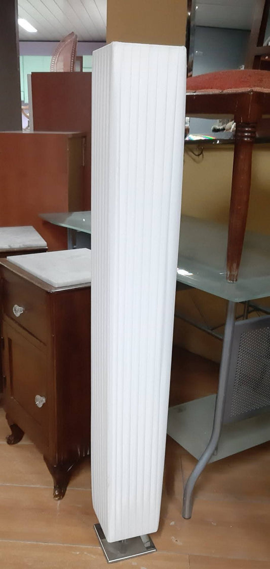 Piantana Base Metallo E Tessuto 2 Luci