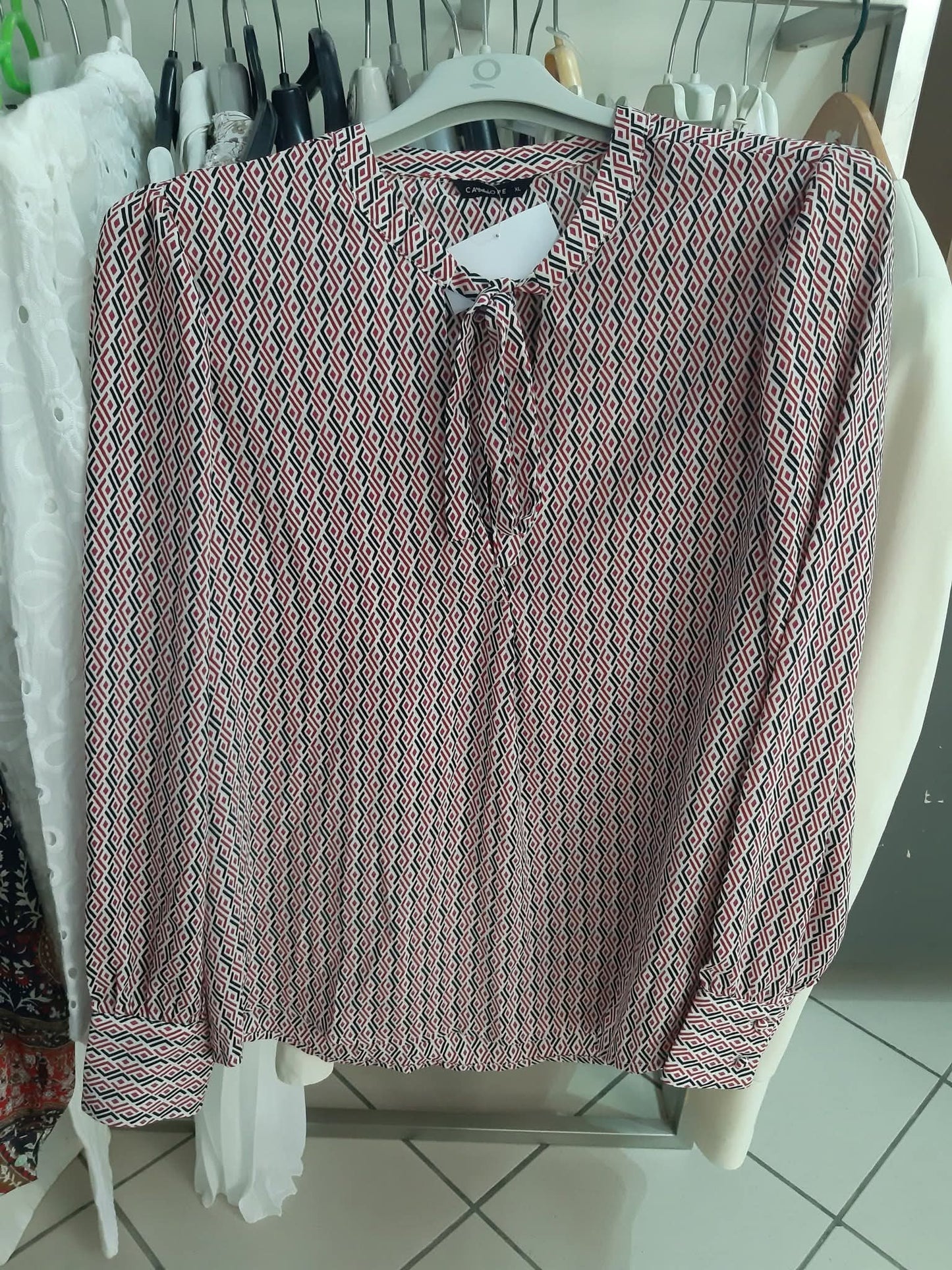 Maglietta Galliope Bianca Nera Rosa Verde Mis Xl