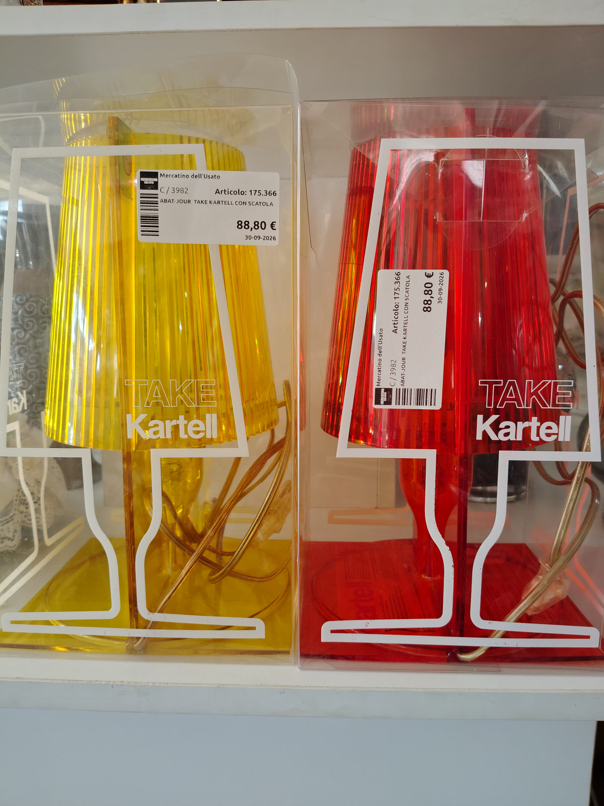 Abat-jour  Take Kartell Con Scatola